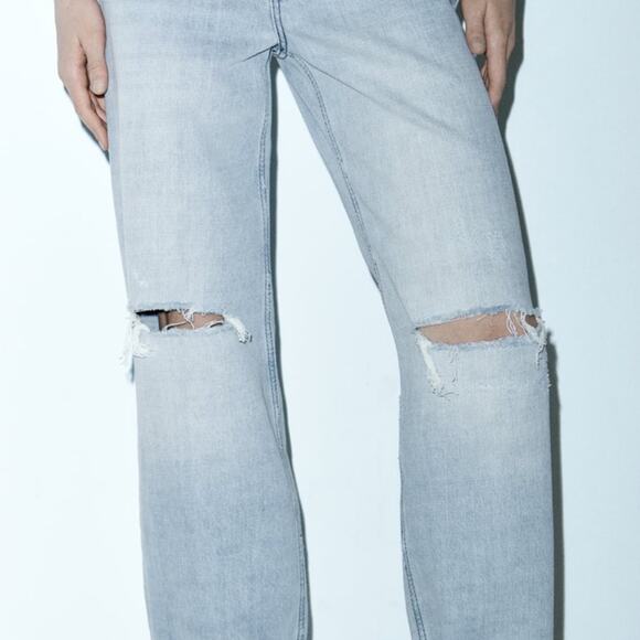NWT ZARA MID-RISE BOYFRIEND JEANS - Picture 11 of 15
